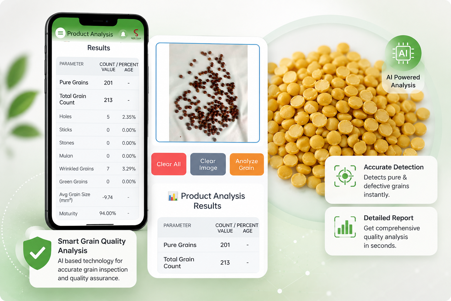 AI Grain Analysis App
